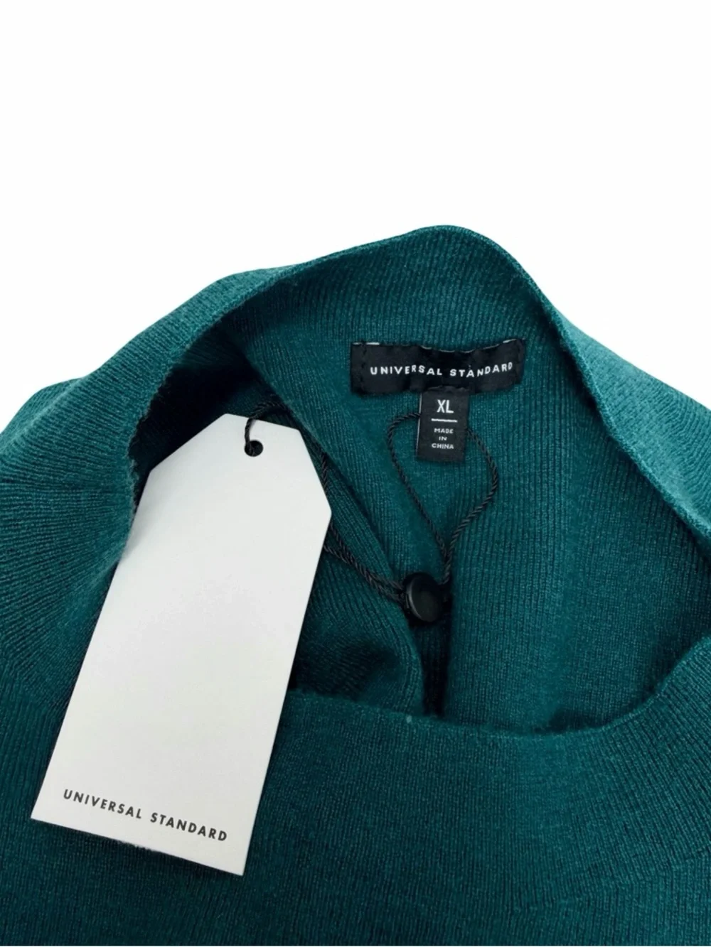 Universal Standard High Neck Sleeveless Dress Size Universal XL US 4X Teal Green - Picture 5 of 7